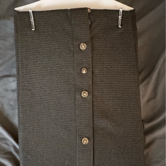 NWT Nicole St Gilles - Black Patterned Dress Shirt - Picture 2 of 5